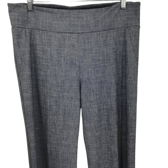 Betabrand Classic Pull On Dress Bootcut Yoga Pants Size XL Gray Blue Stretch - Picture 2 of 8